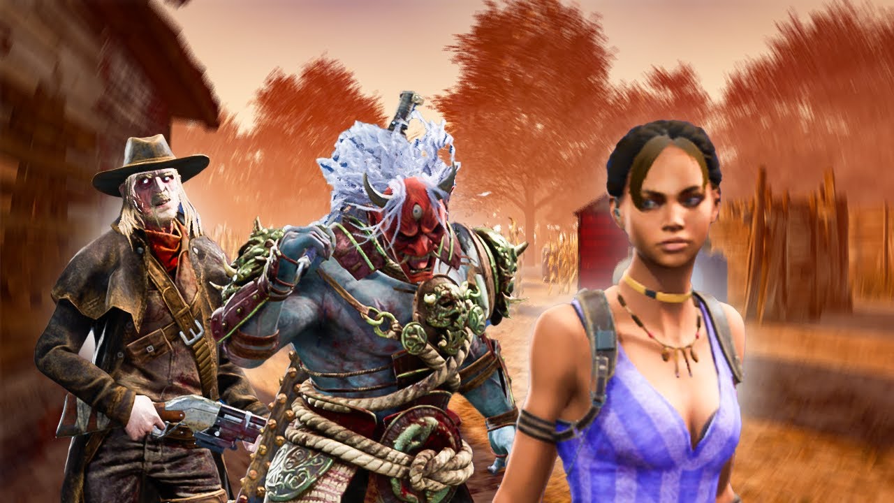 Survivor vs Oni & Deathslinger Gameplay | Dead By Daylight (No ...