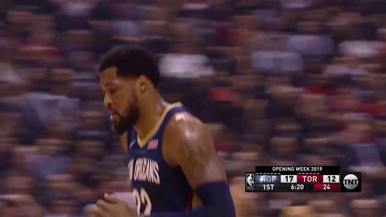 Derrick Favors Full Play 10/22/19 New Orleans Pelicans vs Toronto Raptors | Smart Highlights