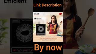 Pigeon by Stovekraft Cruise 1800 watt Induction Cooktop With Crystal Glass,7 Segments LED Display, A