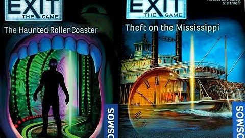Dad vs Daughter - Exit: The Haunted Rollercoaster & Theft on the Mississippi