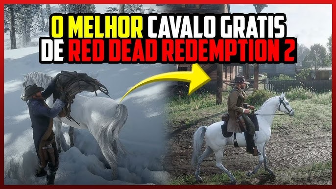 RED DEAD REDEMPTION 2 - Localização Cavalo Belga Alazão Clareado #jogo
