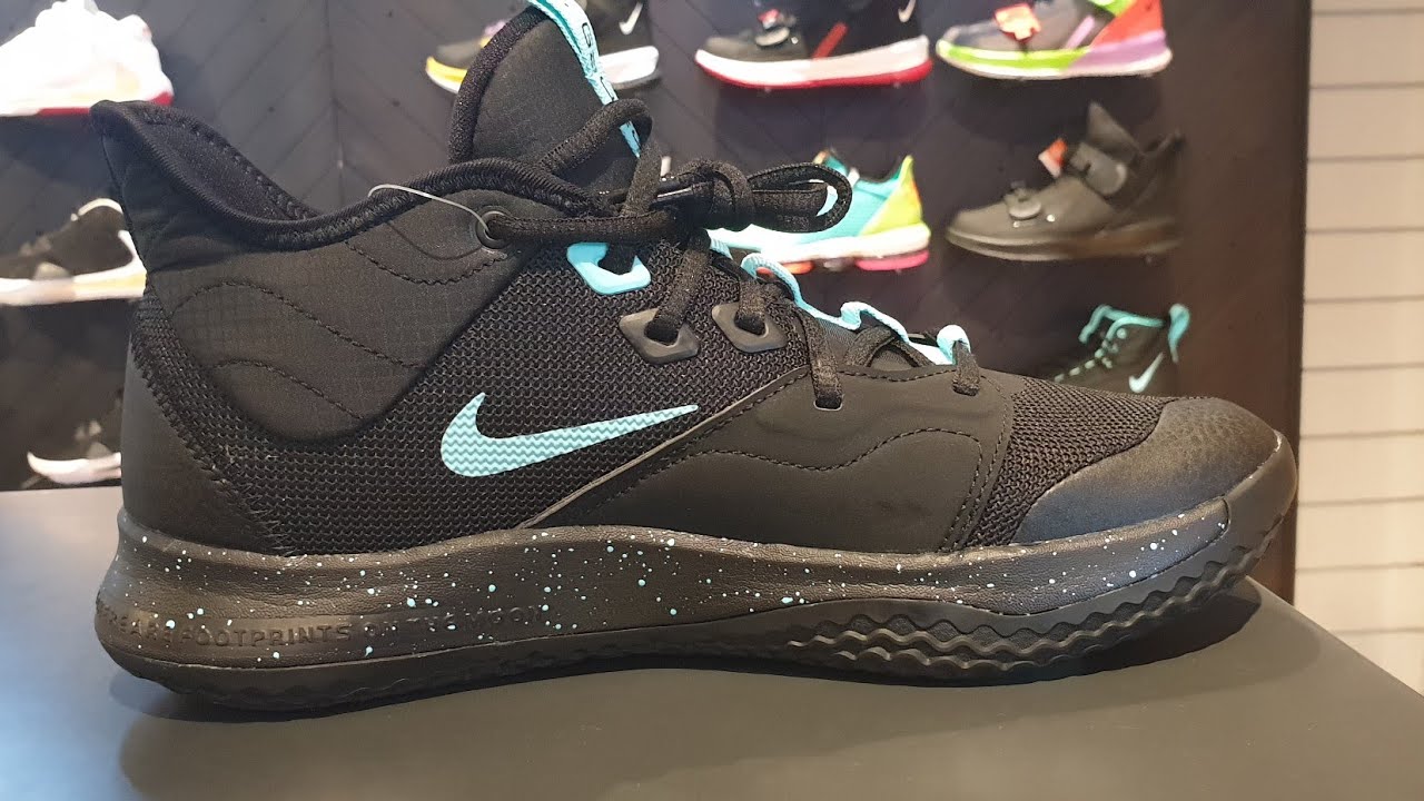 nike pg 3 black light aqua