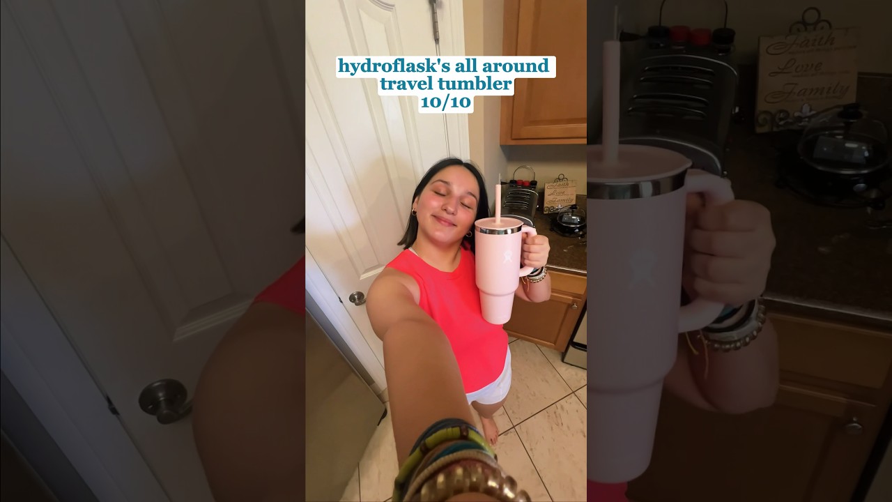 Unboxing the Hydroflask All Around travel tumbler 🥳+ initial