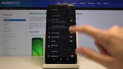 How to Manage Camera Grid Lines in MOTOROLA Moto G7 Power – Find Helper Lines Feature