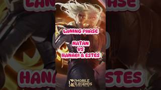 "NATAN 1 VS 2!! HANABI + ESTES 😱🔥"#feedshorts #mobilelegends