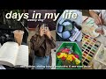 Vlog simple days in my life new hobbies staying busy new room decor  lots of unboxing