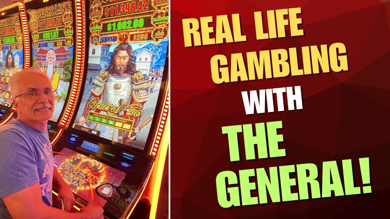 REAL LIFE GAMBLING: with the General! Watch 'til end for results! @hardrocktampa #gambling #slot