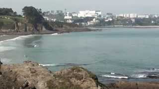 Playa de Bastiagueiro vista desde la de Bastiagueiriño