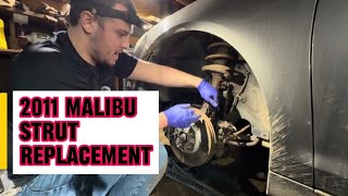 2011 Malibu Front Strut Replacement With Monroe Struts (Before And After)