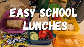 A WEEK OF SCHOOL LUNCHES || SIMPLE LUNCH IDEAS FOR KIDS || NO FUSS LUNCH IDEAS