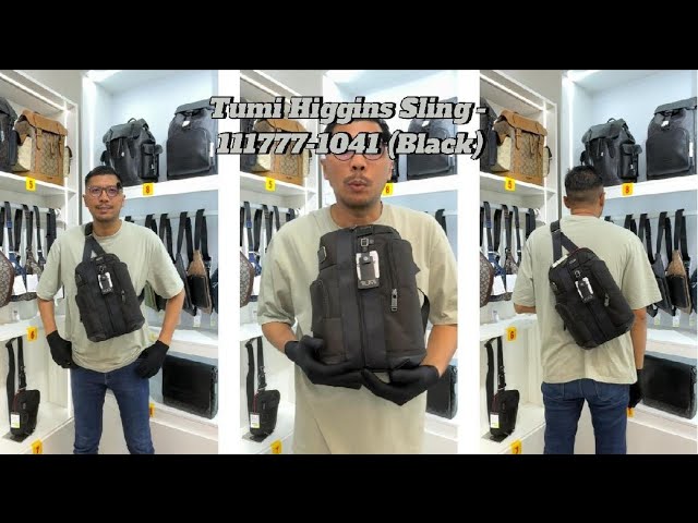 MG Review: Tumi Higgins Sling - 111777-1041 (Black) - YouTube