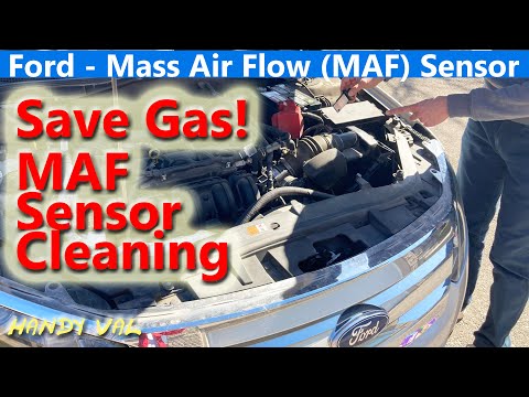 How to Clean a Mass Air Flow Sensor MAF on a Ford Fusion and other Cars