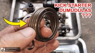 HONDA TMX 155 PAANO MAGPALIT NG RETURN SPRING - KICK STARTER SPRING Dumudulas #tmx155 #hondatmx155