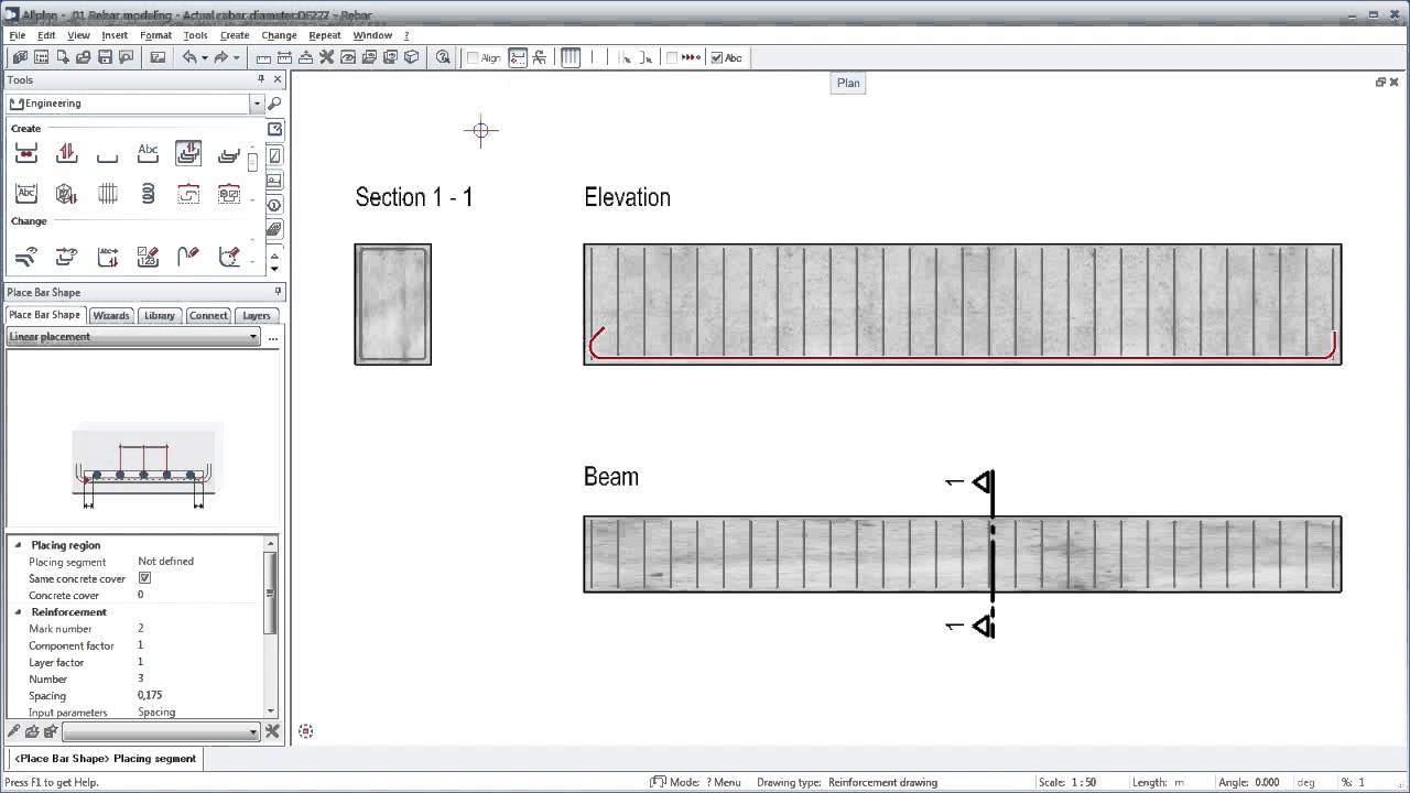 Allplan 30 Year Edition - Diametro delle armature reale - YouTube
