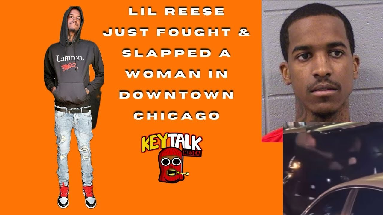 Little Reece Rapper Assault Lil Reese just got in A FiGHT on CAMERA in DOWNTOWN Chicago, He SLAPPED ...