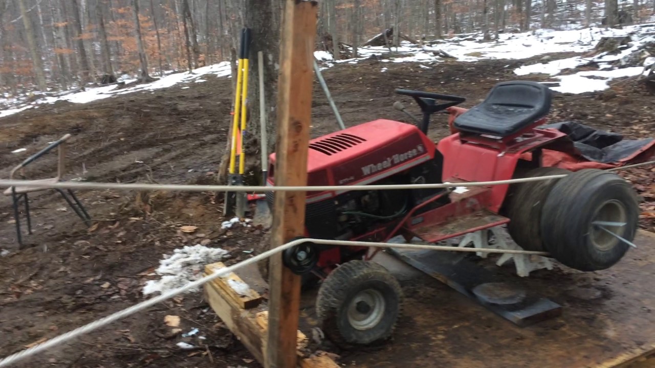 Homemade Backyard Rope Tow 1 Youtube