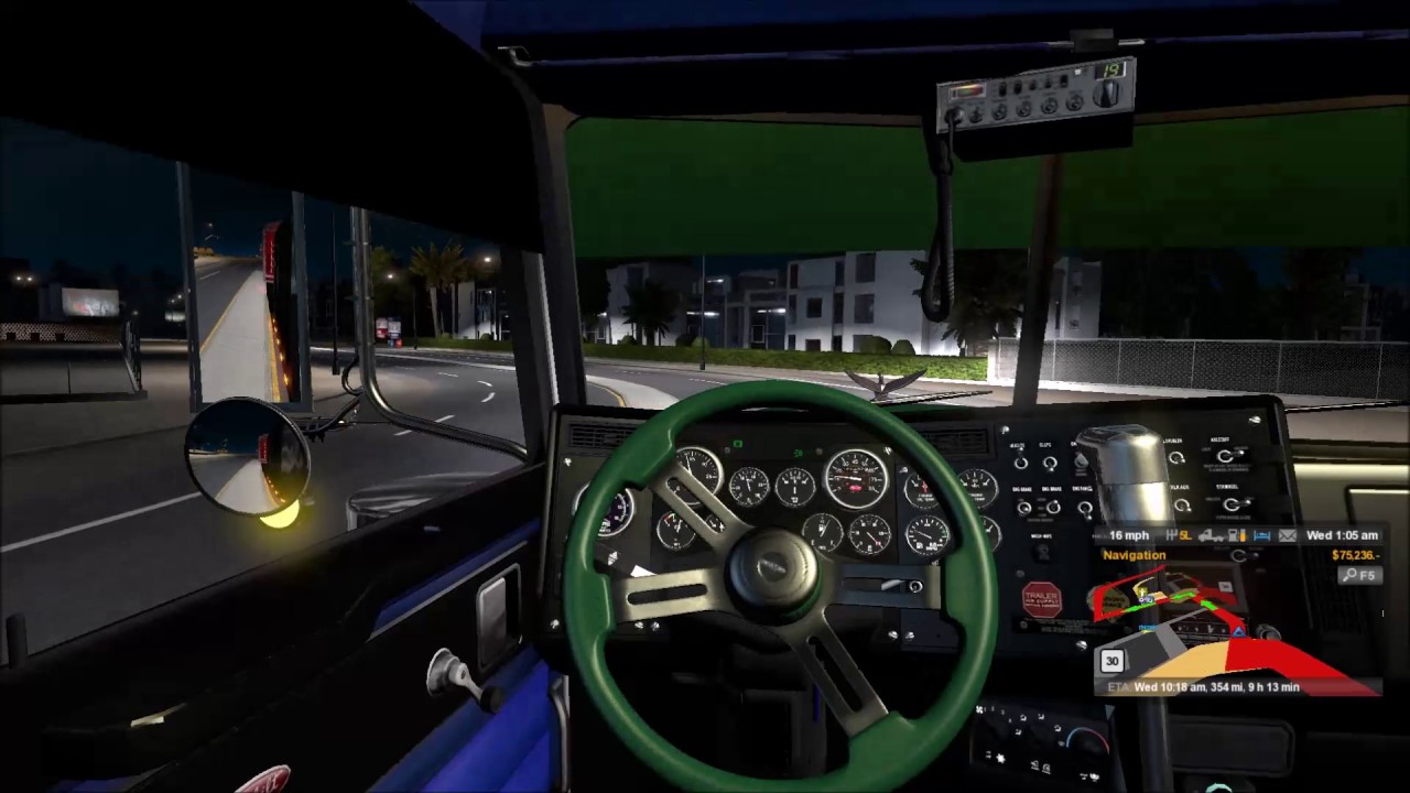 American Truck Simulator Peterbilt 389 With 379 Interior