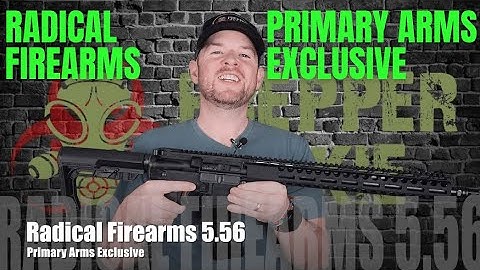 Cover Image for Radical Firearms 5.56 NATO AR-15 Rifle - 16" MFT Stock and Grip - Primary Arms Exclusive