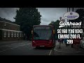 (GOING) Journey on the Go Ahead London ADL Enviro 200 FL SE168 YX61EKG on bus route 299