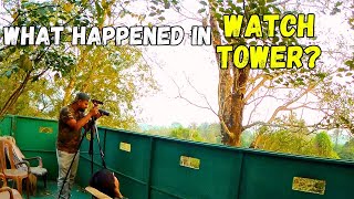 Thrilling Experience in the Watch Tower | Wild Animals all around | Forest Tree House @ExplorerNaba