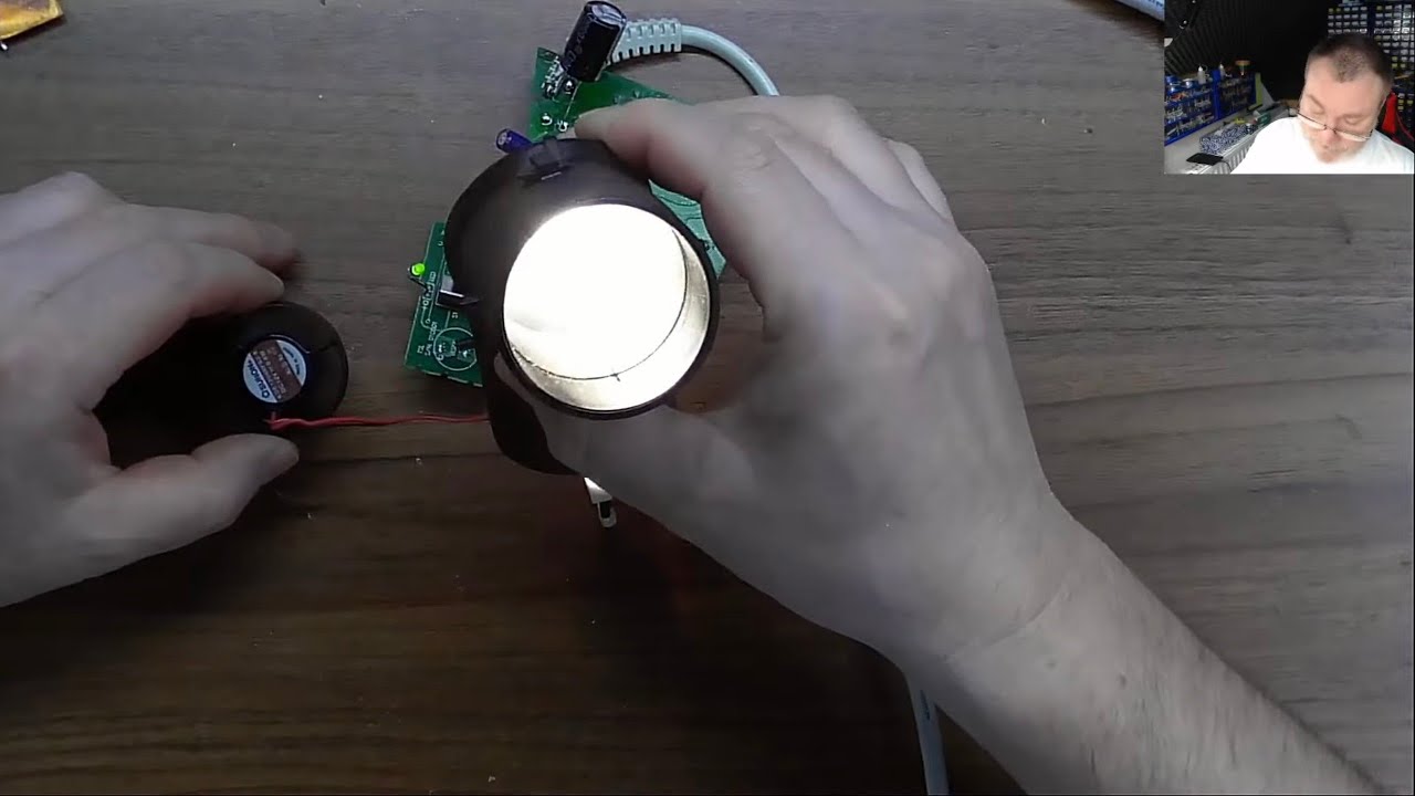 Oprava Zepter bioptron lampy, živé vysielanie | Paul’s Electronics