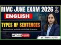RIMC June Exam 2026 |RIMC English Type of sentence |Day 25|By Mahima Ma’am |RIMC 2026| RIMC English