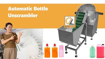 Automatic Bottle unscrambler square and round bottle feeding machine for filling line