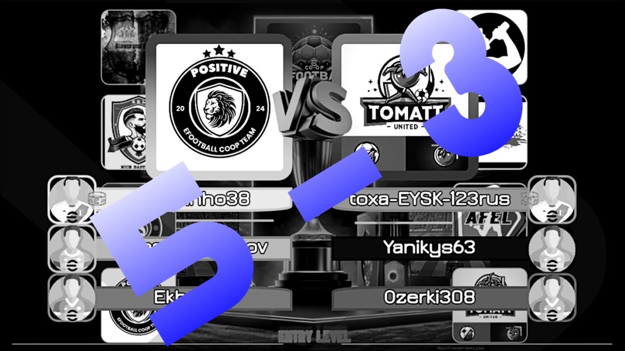 CO-OP eFootball | "Entry Level" | Positive - TomaTT Unaited| 1/4 | Обзор 007