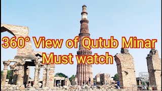 Qutub Minar Beautiful 360 Degree View Video 14 YouTube