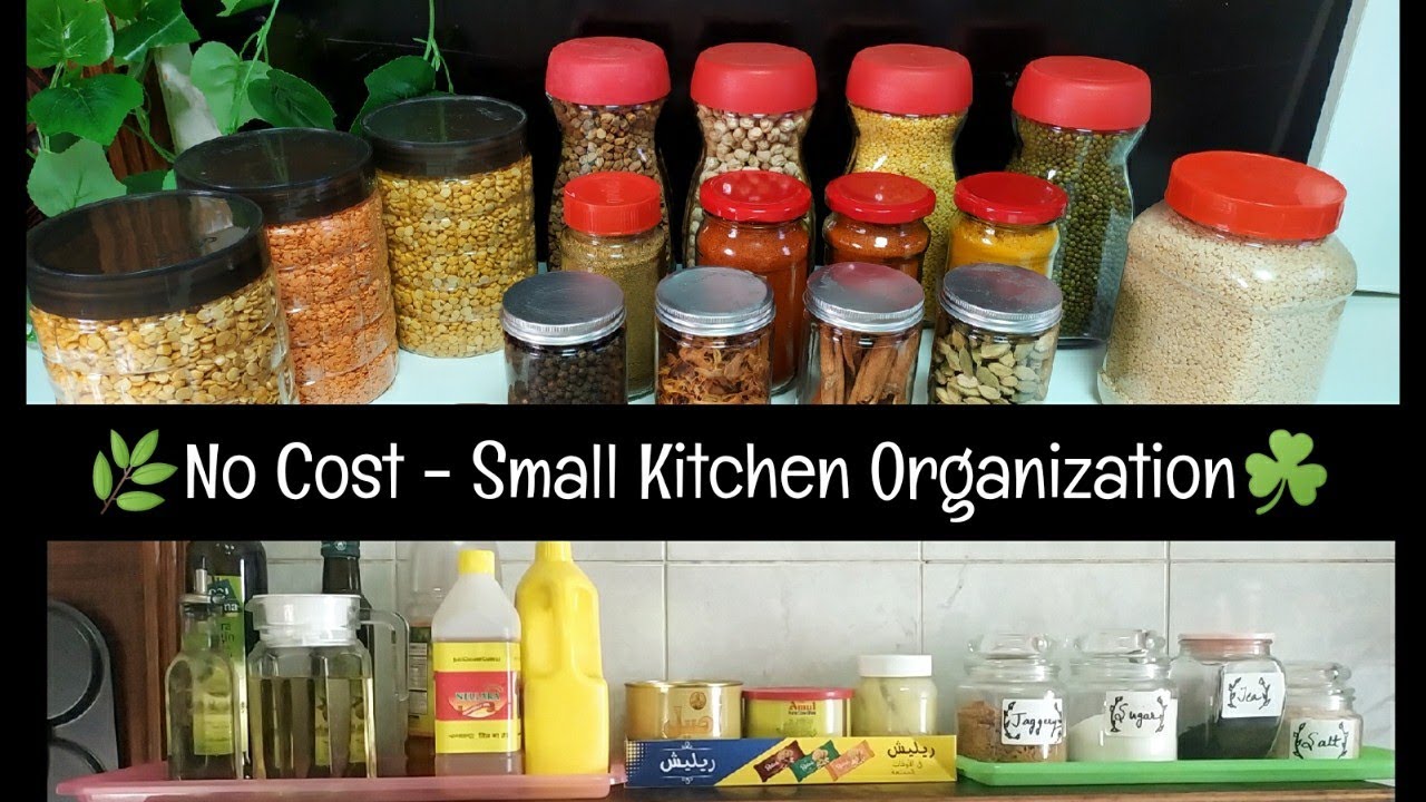 Tips to Organize Small Kitchen without Store Spices & Other