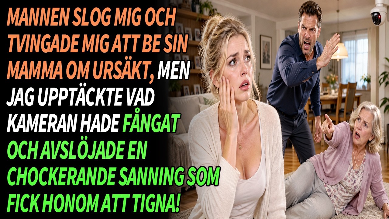 Hon knuffade mig, skrek Britt Marie från golvet. Hon ville att jag skulle falla. Niklas rusade ut från kontoret, såg på sin mamma och innan jag hann öppna munnen träffade hans hand mitt ansikte....