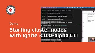 Starting cluster nodes with Ignite 3.0.0-alpha CLI