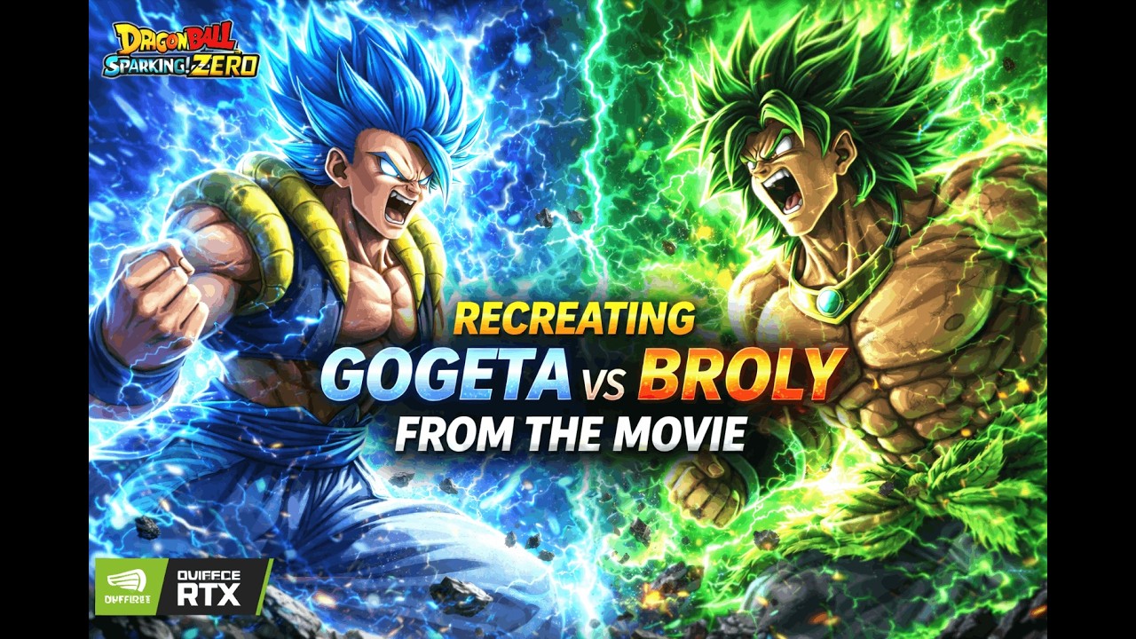 Recreating Gogeta vs Broly From The Movie in Sparking Zero 🔥 | 4K 60FPS