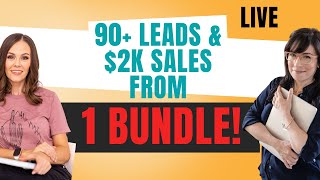 I made an easy $2K this month from a bundle! (How We Get Leads + Grow Our Email Lists With Bundles)
