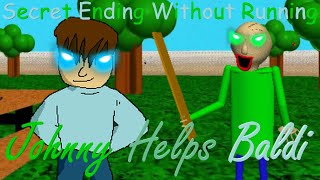 Johnny Helps Baldi All Answers Wrong Without Running [SUPER HARD CHALLENGE] - BB Decompiled Mod