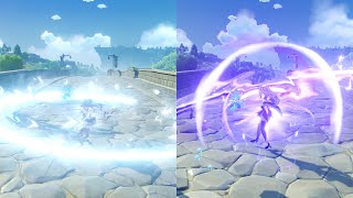 Rosaria Vs Keqing Teleport Range Comparison