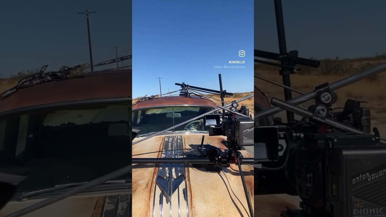 Our CineMilled process trailer at work! 