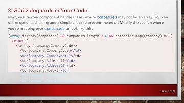 Resolving the TypeError: companies.map is not a function in ReactJS