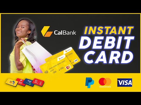 How To Get An INSTANT Visa Card In Africa [CalBank Visa card]