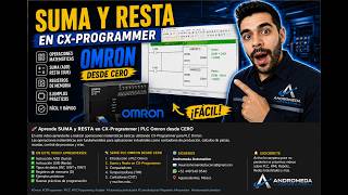 🚀 Aprende SUMA y RESTA en CX-Programmer | PLC Omron desde CERO