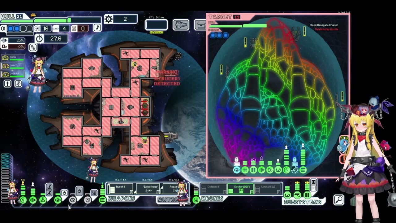 FTL Multiverse (mod)[060]B.U.R.N. RebelAI prototype FIRE-SURGE (part7) event story focus playthrough