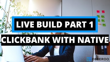 How To Make A Clickbank Affiliate Marketing Campaign on Native Ads - Live Build (pt 1)