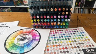 Organizing OLO Chisel Tip Markers