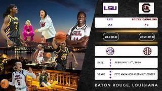No. 6 LSU vs No. 3 South Carolina | SEC | 2.14.26