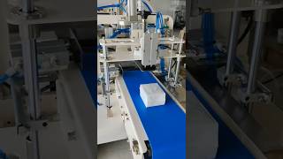Fully Automatic Sanitary Napkin Packaging Line in Action#IndustrialAutomation #Manufacturing