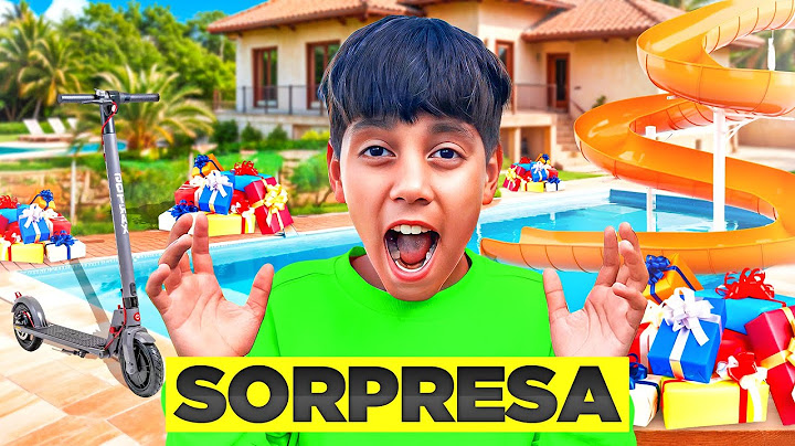EPICA SORPRESA DE CUMPLEANOS #11 DE NUESTRO HIJO !!