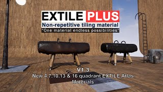 New 4,7,10,13 and 16 Quadrant Atlas Materials in EXTILE PLUS V1.3