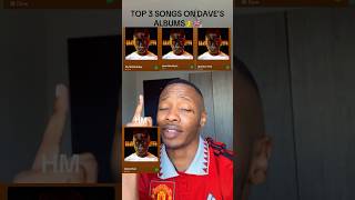 RANKING TOP 3 SONGS ON DAVE’S ALBUMS😳 W or L list? 👀 #shorts #rap