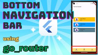 Advanced Flutter Bottom Navigation with GoRouter | State-Preserving Tabs Tutorial