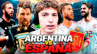 REACCION AL ARGENTINA 1 ESPAÑA 6 (2018) - HUMILLACION HISTORICA - AMISTOSO INTERNACIONAL